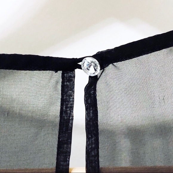 SOLD!! Guess | Sexy Silk Black Tank With Lace Trim - Picture 4 of 8